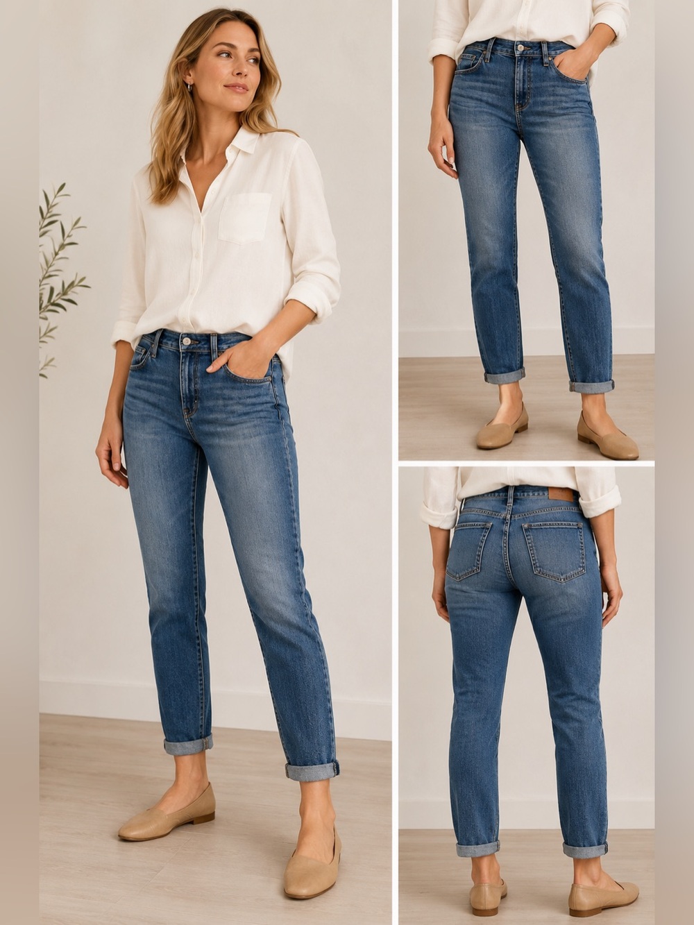 AG Adriano Goldschmied The Prima Crop Cigarette Jeans Women’s 27R Lyocell Cuffed